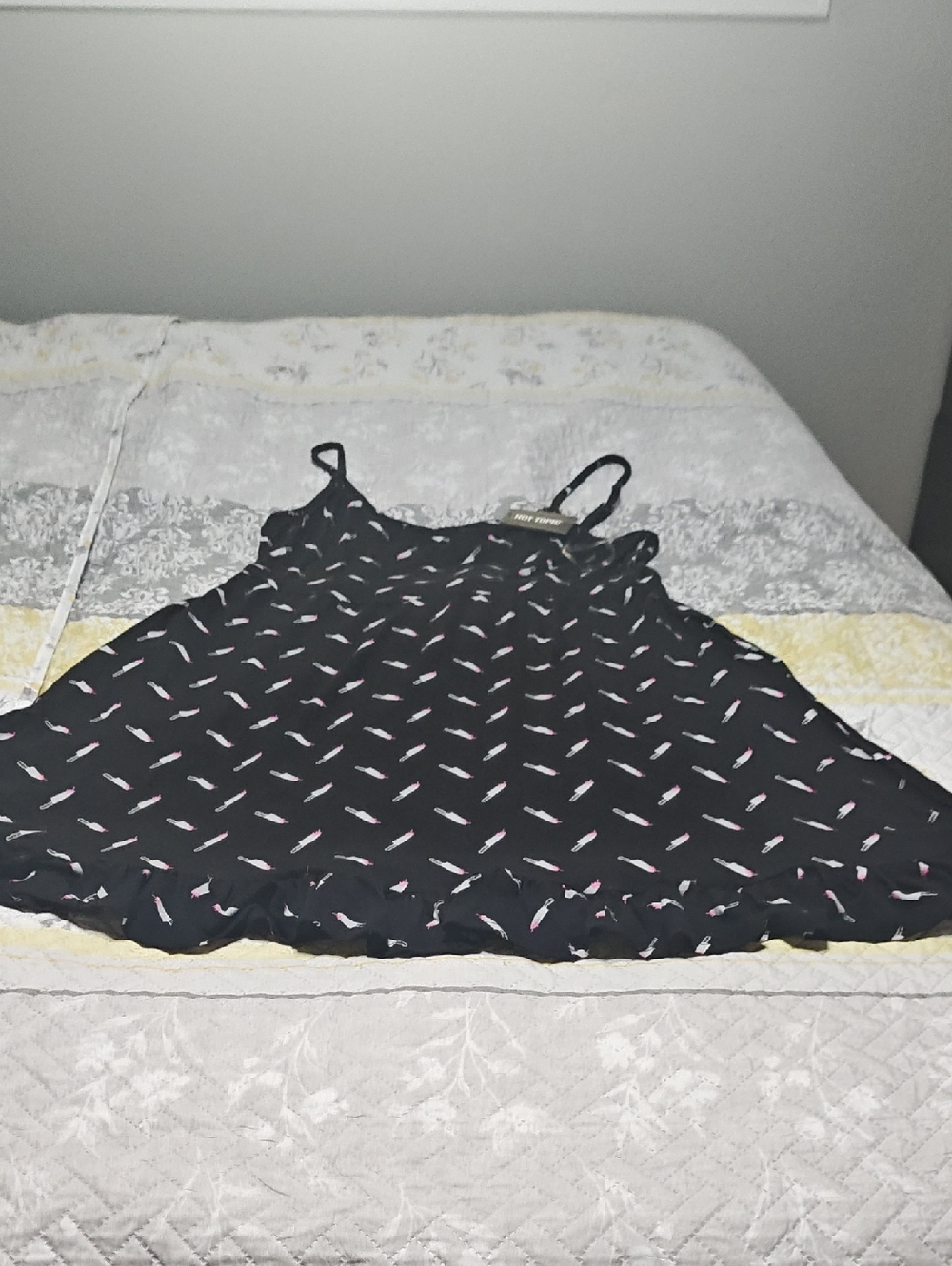 Hot Topic Plus Size 1 Black Bloody Knife Skater Dress
